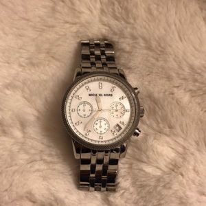 Silver Michael kors watch